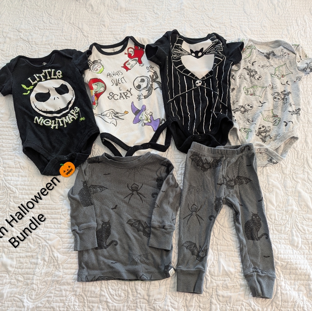 3-6 month Nightmare before Christmas & Halloween bundle